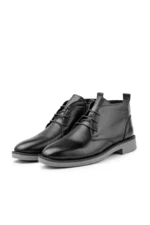 Ducavelli London Genuine Leather Anti-Slip Sole Lace-Up Zipper Chelsea Casual Boots Black. Ducavelli London Genuine Leather Anti-Slip Sole Lace-Up Zipper Chelsea Casual Boots Black.