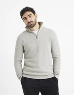 Celio Sweater Velim with zipper collar - Men