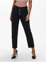 Black Women Straight Fit Jeans ONLY Emily - Women