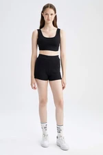 DEFACTO Cool Ribbed Camisole Shorts