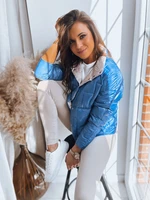 Women's double-sided quilted jacket NATINA blue Dstreet