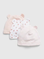 GAP Baby beanie with ears, 3pcs - Girls