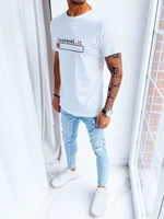 Men's T-shirt with white print Dstreet