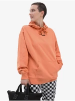 Orange Womens Hoodie VANS FLYING V OS FT LS HOODIE - Ladies