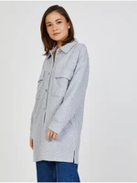 Light grey shirt jacket JDY Ruth - Ladies