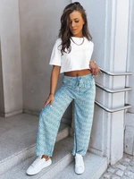 Loose women's trousers STEPHANO green Dstreet