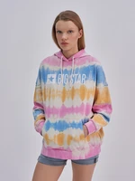 Big Star Woman's Hoodie 171502 Multicolor