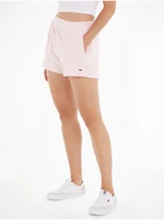 Light Pink Womens Shorts Tommy Jeans Essential - Women