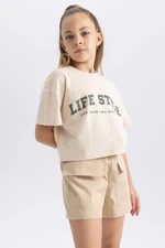 DEFACTO Girl Cargo Fit Short