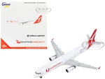 Airbus A321P2F Commercial Aircraft "Qantas Freight - Australia Post" White with Red Tail 1/400 Diecast Model Airplane by GeminiJets