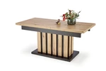 Rozkládací a zvedací konferenční stolek Hema108, artisan/černý