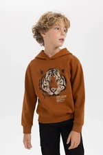 DEFACTO Regular Fit Hooded Sweatshirt