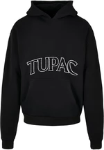 Tupac Up Oversize Hoody černá