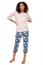 Cornette Flower 463/288 Dámské pyžamo S růžová