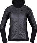 Bergans Cecilie Light Insulated Hybrid Jacket Women Solid Dark Grey/Black M Outdoorová bunda
