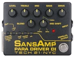Tech 21 SansAmp Para Driver DI Pedal de efectos de bajo