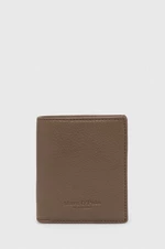 Kožená peňaženka Marc O'Polo pánsky, šedá farba