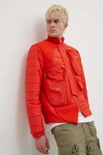 Bunda A-COLD-WALL* Asymmetric Padded Jacket ACWMO154-VOLTRED, pánska, červená farba, prechodná