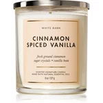 Bath & Body Works Cinnamon Spiced Vanilla vonná svíčka 227 g