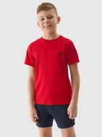 Chlapecké hladké tričko - červené