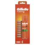 GILLETTE Fusion5 Holiaca hlavica pre muža 8 ks + Gillette Fusion5 Ultra Sensitive 200ml 9 ks GILLETTE Fusion5 Holiaca hlavica pre muža 8 ks + Gillette Fusion5 Ultra Sensitive 200ml 9 ks