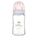 CANPOL BABIES Dojčenská antikoliková fľaša široká EasyStart ROYAL BABY ružová 240 ml CANPOL BABIES Dojčenská antikoliková fľaša široká EasyStart ROYAL BABY ružová 240 ml