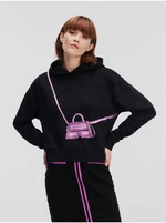 Black women's hoodie KARL LAGERFELD - Women's