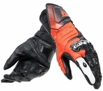 Dainese Carbon 4 Long Black/Fluo Red/White M Motorradhandschuhe