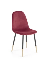 K379 chair dark red / gold