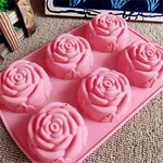 Silicone Mold Cake Mold Durable Flexible Easy To Use Plastic Mold Popular Bakeware With Flowers Cupcake Molds Bakeware Safe