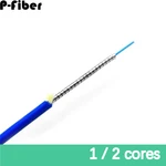 100m 1cores 2 cores armored cable ratproof optical fiber wire indoor waterproof stainless steel 100mtr 1c 2c
