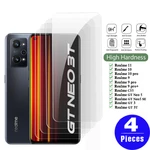 4Pcs Tempered glass For Realme 11 10 9 pro plus GT Neo 5 SE 3 3T GT2 pro C55 protective film Glass screen protector Smartphone
