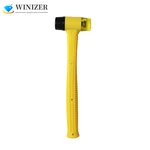 Double Faced Soft Hammer Mini Domestic Nylon Head Mallet Hand Tool Household Rubber Hammer for Jewelry Leather Crafts Woodworkin