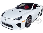 Lexus LFA Whitest White with Carbon Top 1/18 Model Car by Autoart