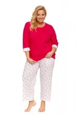 Doctor nap PM 5279 viva magenta Dámské pyžamo XL růžová