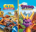 Crash Team Racing Nitro-Fueled + Spyro Game Bundle PlayStation 4 Account