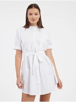 Bílé dámské košilové šaty Noisy May Frig - Dámské