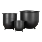 Metalowe osłonki na doniczki zestaw 3 szt. ø 22 cm Nova – House Nordic
