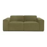 Zielona sztruksowa sofa modułowa Scandic Sting