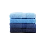 Zestaw 4 niebieskich ręczników bawełnianych Foutastic Sky, 50x90 cm