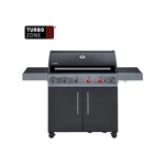Czarny stalowy grill zewnętrzny ENDERS Boston 6KR Turbo