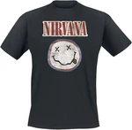 Nirvana Maglietta Distressed Logo Unisex Black L