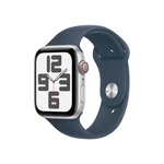 Apple Watch SE Cellular 44 mm sport band M/L smart hodinky Silver/Storm Blue