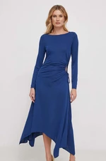 Šaty Lauren Ralph Lauren midi, áčkový strih, 250925984