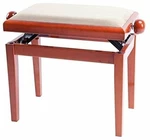 GEWA Piano Bench Deluxe Cherry Taburetes de piano de madera o clásicos