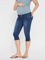 Blue Maternity 3/4 slim fit jeans Mama.licious Lola - Women