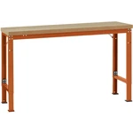 Manuflex TP6034.2001 Základný pracovný stôl PROFI špeciálny s multiplexnou doskou, ŠxHxH = 2000 x 700 x 740 - 1040 mm