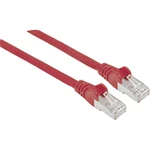 Intellinet 737098 RJ45 sieťové káble, prepojovacie káble CAT 6A S/FTP 20.00 m červená fóliové tienenie, tienenie pletivo