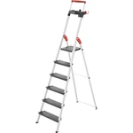 Hailo L100 TOPLINE 8050-607 hliník rebrík vr. odkladacieho miesta na náradie Max.prac. výška: 3.28 m strieborná, čierna,