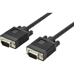 Digitus VGA prepojovací kábel #####VGA 15pol. Stecker, #####VGA 15pol. Stecker 5.00 m čierna AK-310103-050-S s feritovým